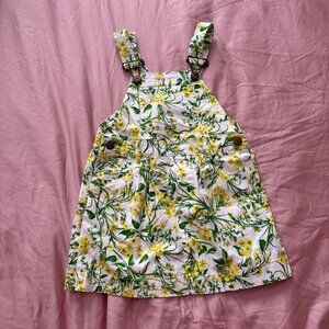 Alice + Olivia x Dotty Dungarees, Overall Dress - Ditsy, Size 4-5T